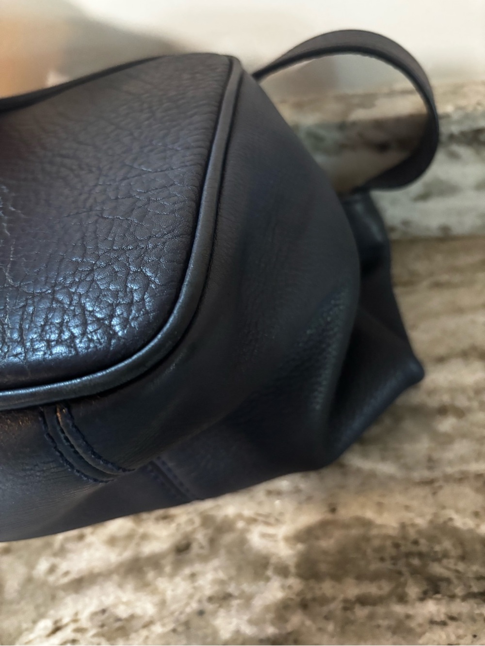 Vintage Coach 1997 Costa Rica Sonoma Pebbled Leather Soft Bucket Bag Shoulder - Picture 8 of 10
